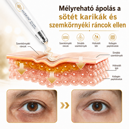 HISKIN® Golden Silk Protein Peptide Beauty Pen — Célzott szépségápolás a ráncok, szemkörnyék és ajkak ápolására | Látható eredmény már 3 nap alatt ✨