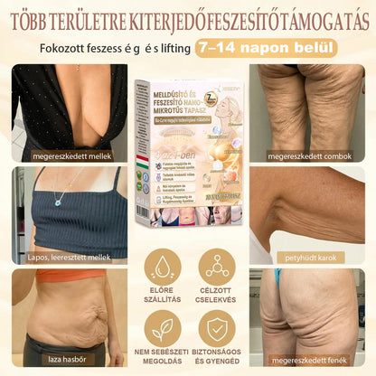 HISKIN®🏆 Mellvolumen, Emelés és Feszesítés Támogatására Szolgáló Nano Mikrotűs Tapasz Volufiline + Exosome + Rézpeptid Formula Sejtmegújító Technológiával Támogatva