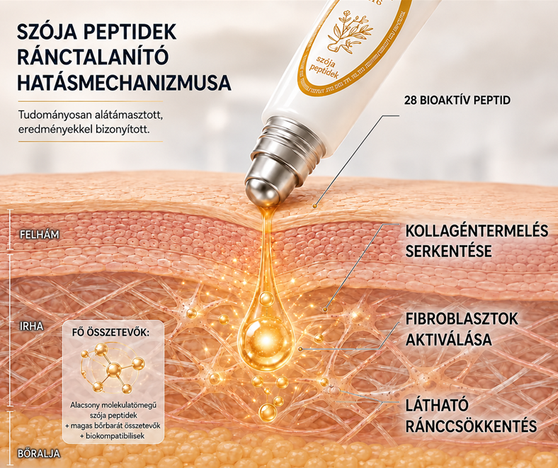 HISKIN® Golden Silk Protein Peptide Beauty Pen — Célzott szépségápolás a ráncok, szemkörnyék és ajkak ápolására | Látható eredmény már 3 nap alatt ✨